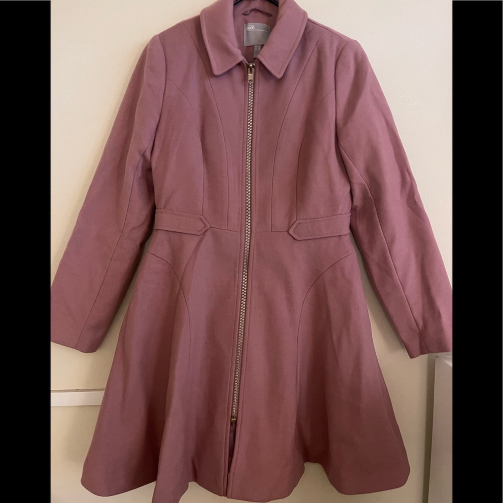 ASOS Swing coat with front zipper